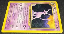 Espeon 20/75 Non-Holo Rare Card Neo Discovery Vintage 2001 Pokemon LP - Image 3