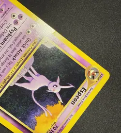 Espeon 20/75 Non-Holo Rare Card Neo Discovery Vintage 2001 Pokemon LP - Image 4