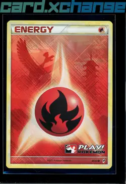 League & Championship Cards #089/095 Fire Energy - Image 1