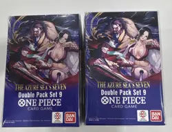 Bandai One Piece Card Game Azure Sea's Seven Double Pack Set 9 English Box 2pack - Image 1
