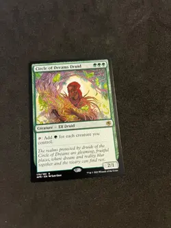 Circle of Dreams Druid [Adventures in the Forgotten Realms] Magic MTG Cards LP - Image 1