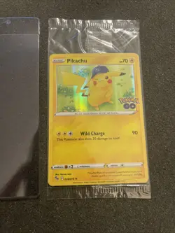 Pokemon/Pokemon GO Prerelease Pikachu Holo Foil Promo Card #028/078 Sealed - Image 1