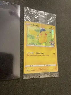 Pokemon/Pokemon GO Prerelease Pikachu Holo Foil Promo Card #028/078 Sealed - Image 2