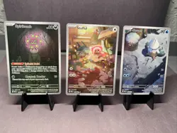 Pokemon TCG Mega Evolutions Lot of 3 Illustration Rare Full Art Holo Cards NM - Image 1