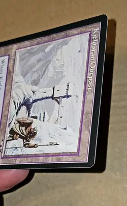 EvezBeadz MTG Kjeldoran Outpost Ice Age 1996 NM Ungraded Raw Rare Land Card - Image 3