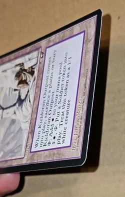 EvezBeadz MTG Kjeldoran Outpost Ice Age 1996 NM Ungraded Raw Rare Land Card - Image 5