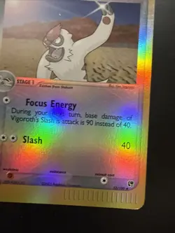 Pokemon Vigoroth 52/100 EX Sandstorm 2003 Reverse Holo Card - Image 4