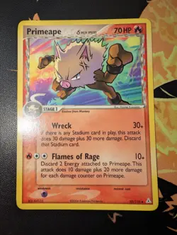 Primeape 50/110 EX Holon Phantoms - Uncommon Pokemon Card - NM - Image 1