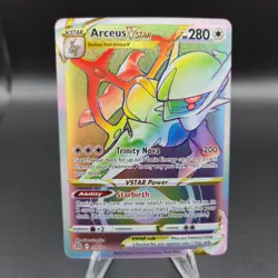 Arceus VSTAR (Secret) 176/172 Pokemon Card - Swsh09: Brilliant Stars Holo - NM - Image 1