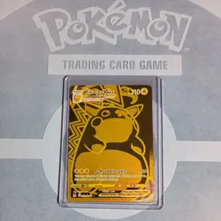 Pokemon TCG Pikachu VMAX Gold Card TG29/TG30 NM Raw pulled and put in penny slve - Image 2
