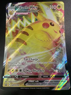JUMBO Pikachu VMAX SWSH286 Sword & Shield Promo Holo Pokemon Card 2023 - Image 1