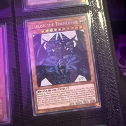 Yugioh Card Obelisk the Tormentor TN19-EN007 SECRET RARE Limited Ed. - Image 1