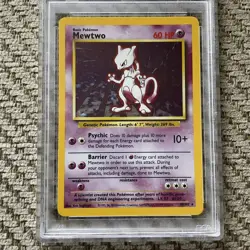 PSA 7 NM Mewtwo 10/102 Base Set Holo Pokemon Trading Card Fresh Grade - Image 3