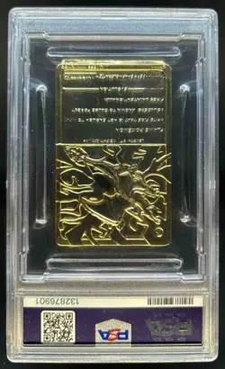 1999 Burger King Pokemon Charizard Gold Card #NNO PSA 8 NM-MT - Image 2