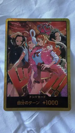 US SELLER One Piece EB03 Heroines Gold Don Card Nami Boa Hancock Robin Japanese - Image 1