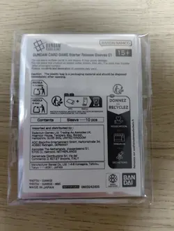 Gundam Card Game Starter Release Sleeves Strike (01) Sealed pack of [10x] - Image 2
