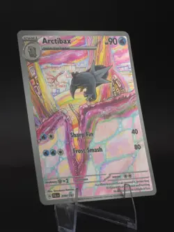 Arctibax 209/193 - Paldea Evolved Illustration Rare - NM Pokemon Card KOMIYA ART - Image 3