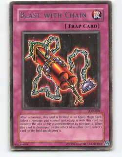 Blast with Chain #LOD-088 Rare Yugioh Card - Image 1