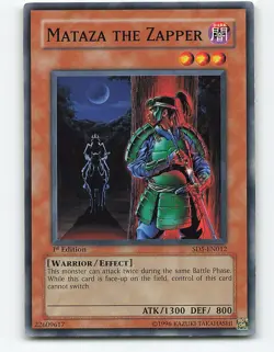 Mataza the Zapper #SD5-EN012 1st Edition Yugioh Card - Image 1