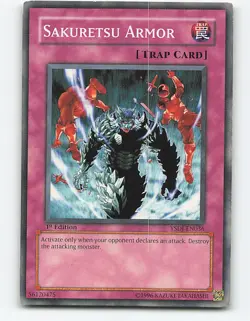 Sakuretsu Armor #SDRL-EN036 1st Edition Yugioh Card - Image 1