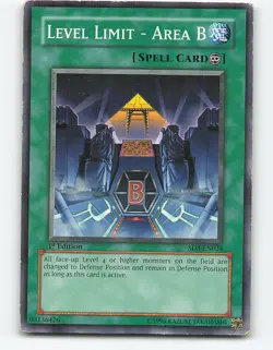 Level Limit #SD3-EN024 1st Edition Yugioh Card - Image 1