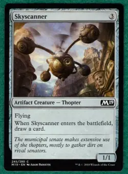 Skyscanner - Core Set 2019 M19 #245 - Magic: The Gathering MTG Card - Image 1