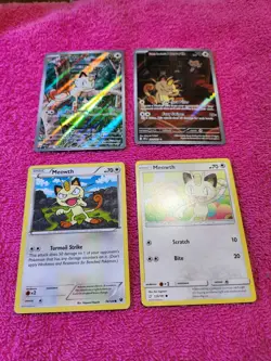 Pokemon Cards Lot Meowth - Image 3