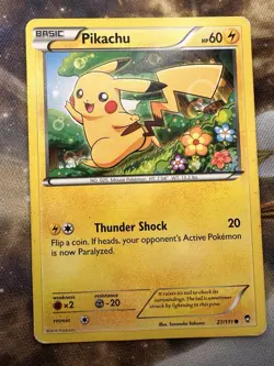 Pikachu - 27/111 - Pokemon Furious Fists XY Common Card MP FREE SHIPPING - Image 1
