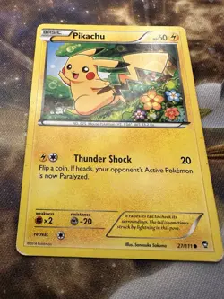 Pikachu - 27/111 - Pokemon Furious Fists XY Common Card MP FREE SHIPPING - Image 3
