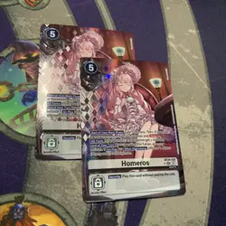 Homeros Alternate Art SEC BT24-102 NM Digimon Card Game Time Stranger - Image 5