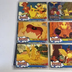 1999 Topps Pokemon PIKACHU’S VACATION & MEWTWO Strikes Back Cards And Extras Lot - Image 2