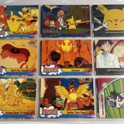 1999 Topps Pokemon PIKACHU’S VACATION & MEWTWO Strikes Back Cards And Extras Lot - Image 3