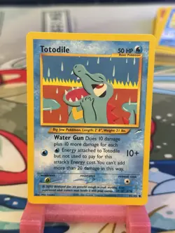 Totodile - 85/105 - Pokemon Neo Destiny Unlimited Card WOTC NM - Image 1