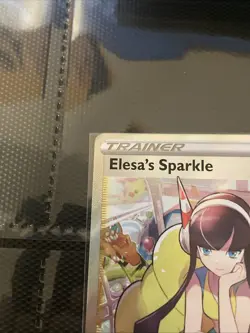 Pokemon TCG Elesa's Sparkle Full Art Holo Card 147/159 Crown Zenith - Image 4
