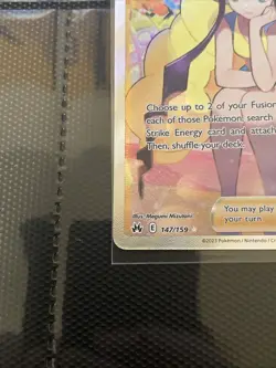 Pokemon TCG Elesa's Sparkle Full Art Holo Card 147/159 Crown Zenith - Image 5