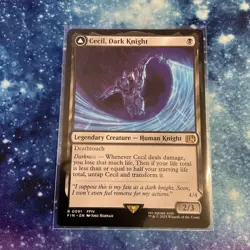 Cecil, Dark Knight Cecil, Redeemed Paladin (REGULAR) x1 - MTG Final Fantasy - Image 1