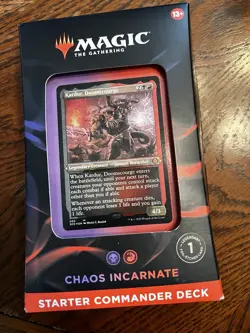 MTG Starter Commander Deck Chaos Incarnate Draconic Destruction New Sealed - Image 1