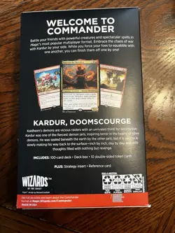 MTG Starter Commander Deck Chaos Incarnate Draconic Destruction New Sealed - Image 2