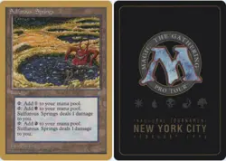 Sulfurous Springs - George Baxter - 1996 ~ Lightly Played Pro Tour C MTG Magic U - Image 1