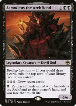 MTG Asmodeus the Archfiend AFR 088/281 Regular Rare - Image 1