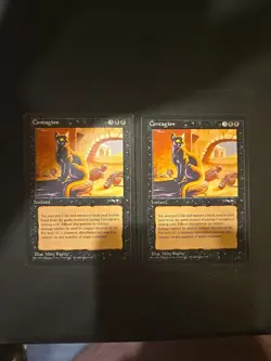 2x MTG (Alliances) Contagion Never Played Check Pics - Image 1