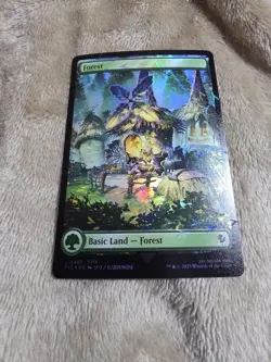 Forest (Chocobo Track FOIL) MTG Commander: Final Fantasy - NM 0482 - Image 1