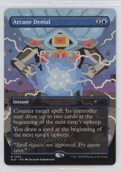 Arcane Denial (Borderless) Magic: Secret Lair Drop Series #1545 - Image 1