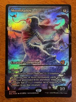 Moonshadow Showcase FOIL MTG Lorwyn Eclipsed NM-M 386 - Image 1