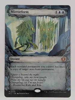 Normal Mirrorform Showcase 308 Lorwyn Eclipsed Mtg NM - Image 1