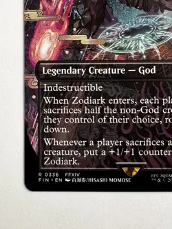 Zodiark, Umbral God 336 – MTG Final Fantasy Borderless Rare Indestructible - Image 2