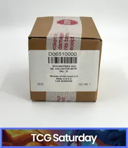 2022 MAGIC THE GATHERING DOUBLE MASTERS FACTORY SEALED BOOSTER DISPLAY CASE - Image 1