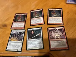 6x MTG Commander rares, mythic, and foils Mixed lot MN to good condition - Image 1