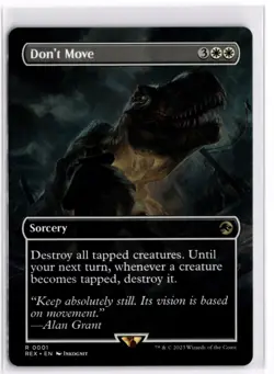 Don't Move Jurassic World Collection 1 LP x1 MTG Magic: the Gathering - Image 1