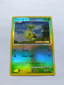 Pokemon - 2007 Turtwig - Diamond & Pearl (Cosmos Holo) - 103/130 - Reverse Holo - Image 1